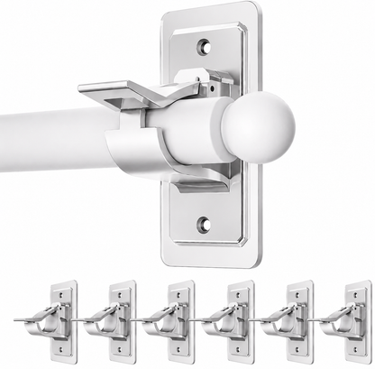 6 Pack Self Adhesive Rod Brackets