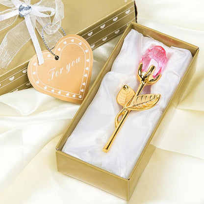 Eternal Love Metal Crystal Rose Timeless