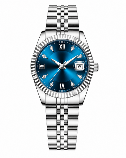 Women's Round Dial Analog Quartz Watch