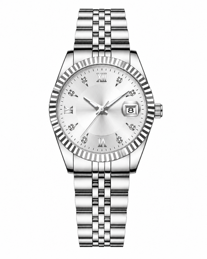 Women's Round Dial Analog Quartz Watch