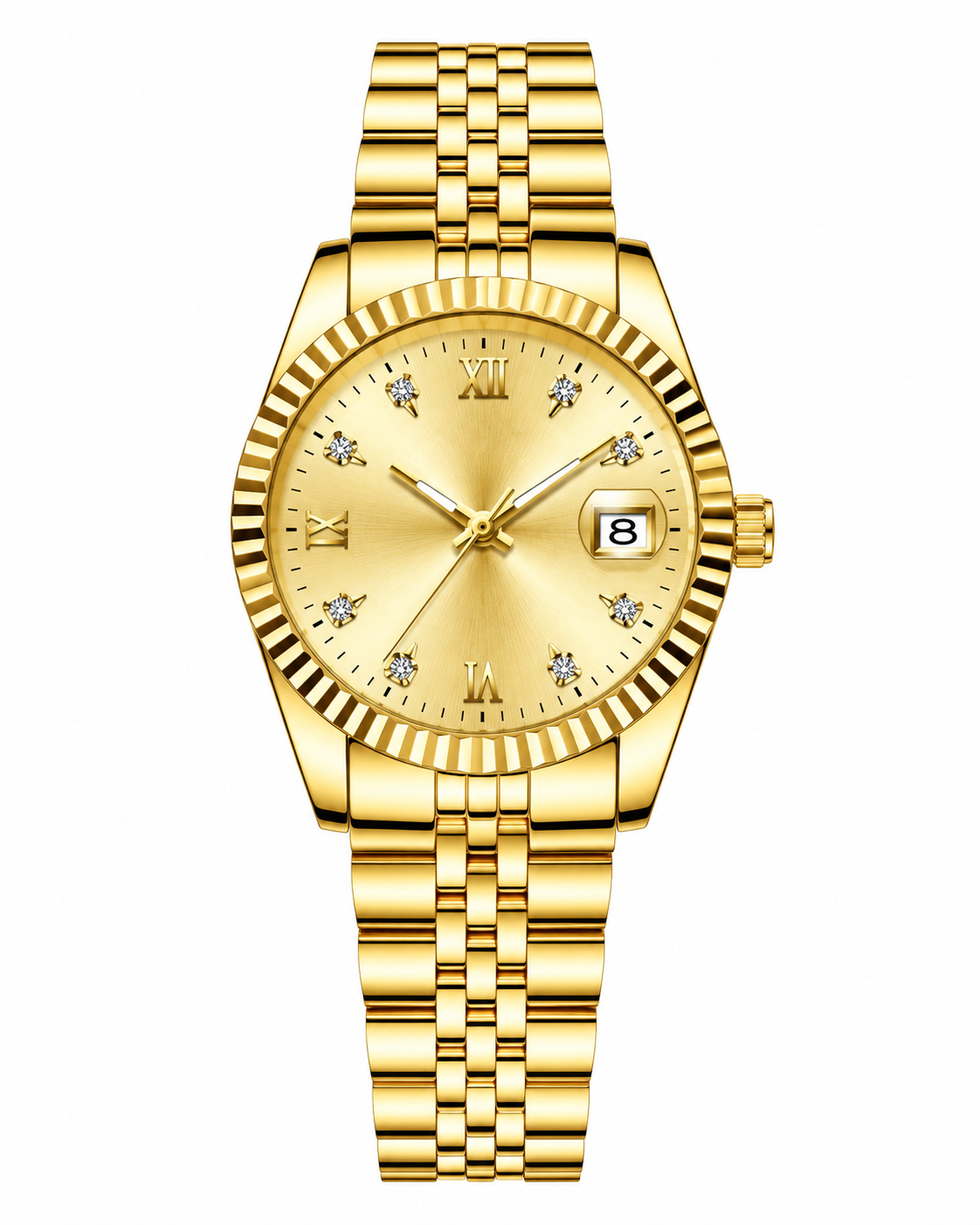 Women's Round Dial Analog Quartz Watch