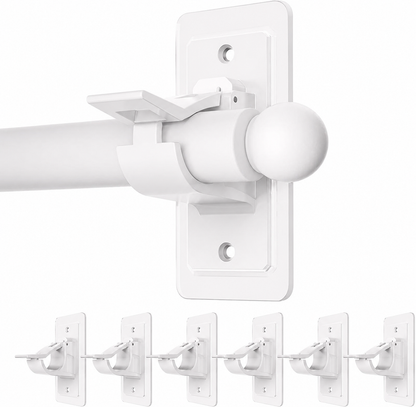 6 Pack Self Adhesive Rod Brackets