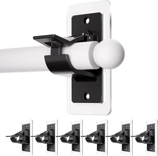 6 Pack Self Adhesive Rod Brackets