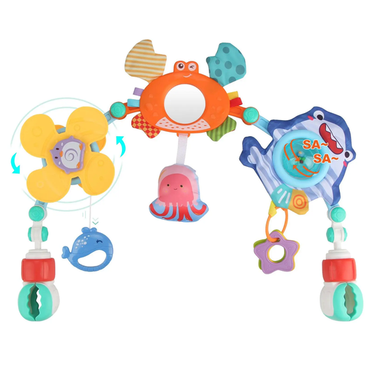 Multifunctional Baby Stroller Bell Toy