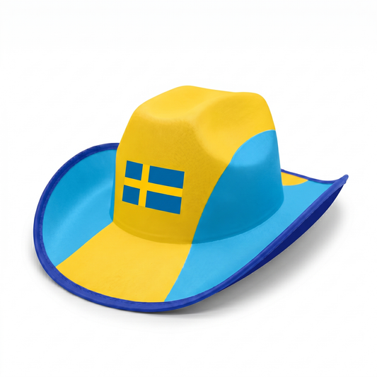 Sweden Cowboy Hat – Viva Sweden Edition